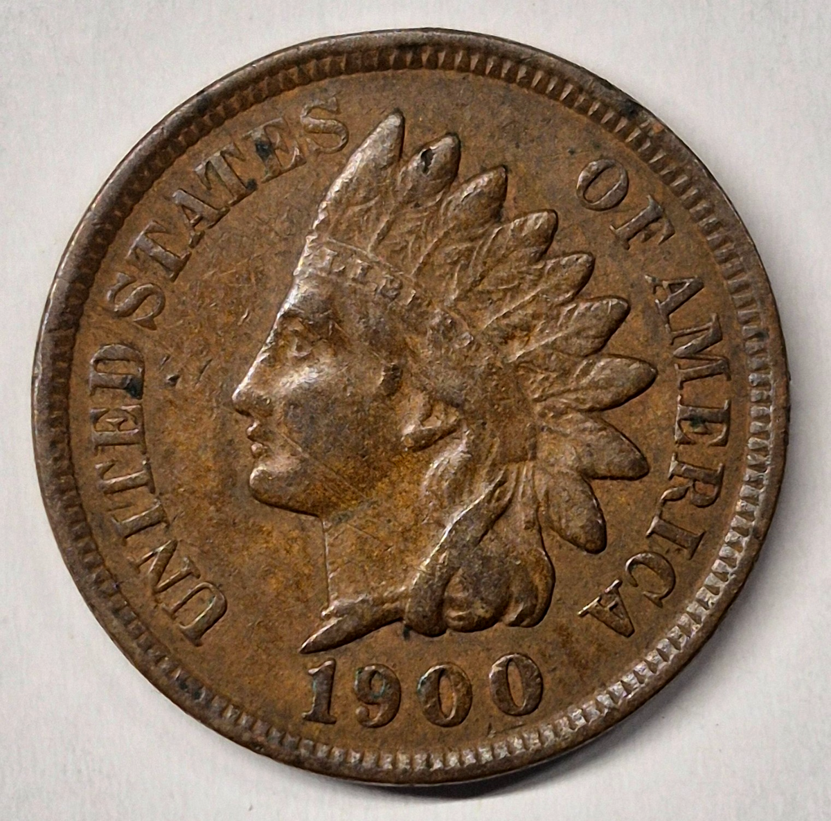 1900 Indian Head Cent Choice XF+ Features High Grade Coin Shown 1C