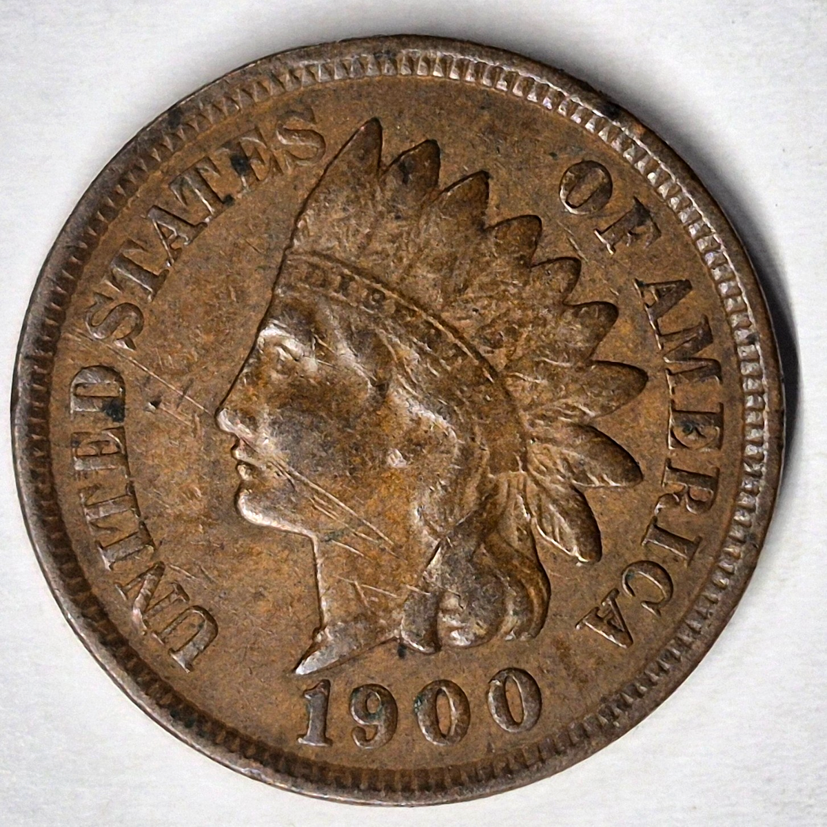 1900 Indian Head Cent Choice XF+ Features High Grade Coin Shown 1C