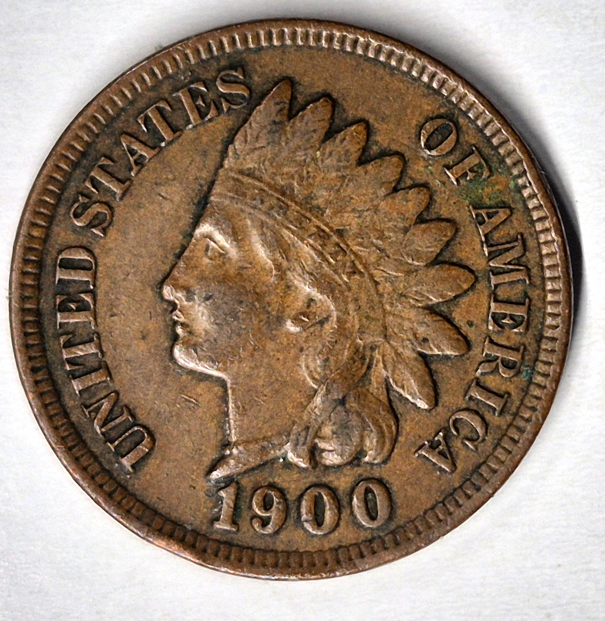 1900 Indian Head Cent Choice XF-AU Features High Grade Coin Shown 1C