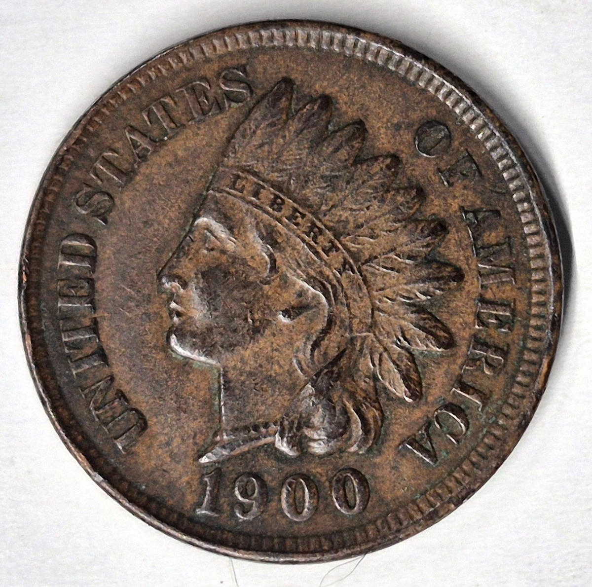 1900 Indian Head Cent Choice AU-MS Features High Grade Coin Shown 1C
