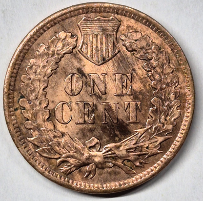 1907 Indian Head Cent Choice AU-MS Features High Grade Coin Shown 1C