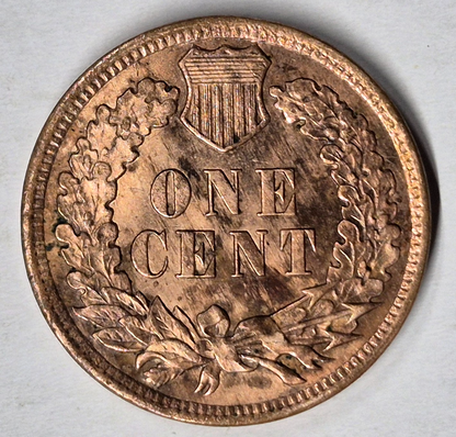 1907 Indian Head Cent Choice AU-MS Features High Grade Coin Shown 1C