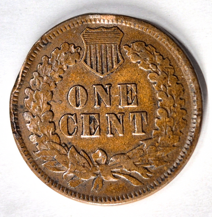 1873 Indian Head Cent Open "3" Choice AU-MS Features High Grade Coin Shown 1C