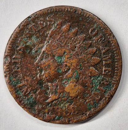 1868 Indian Head 1C AG Obv, Fine Rev Features 😎Reconditioner Challenge Coin