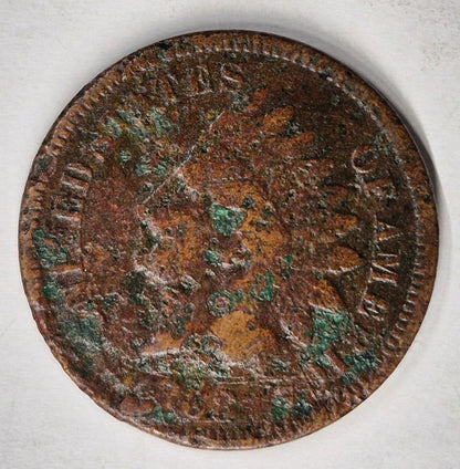 1868 Indian Head 1C AG Obv, Fine Rev Features 😎Reconditioner Challenge Coin
