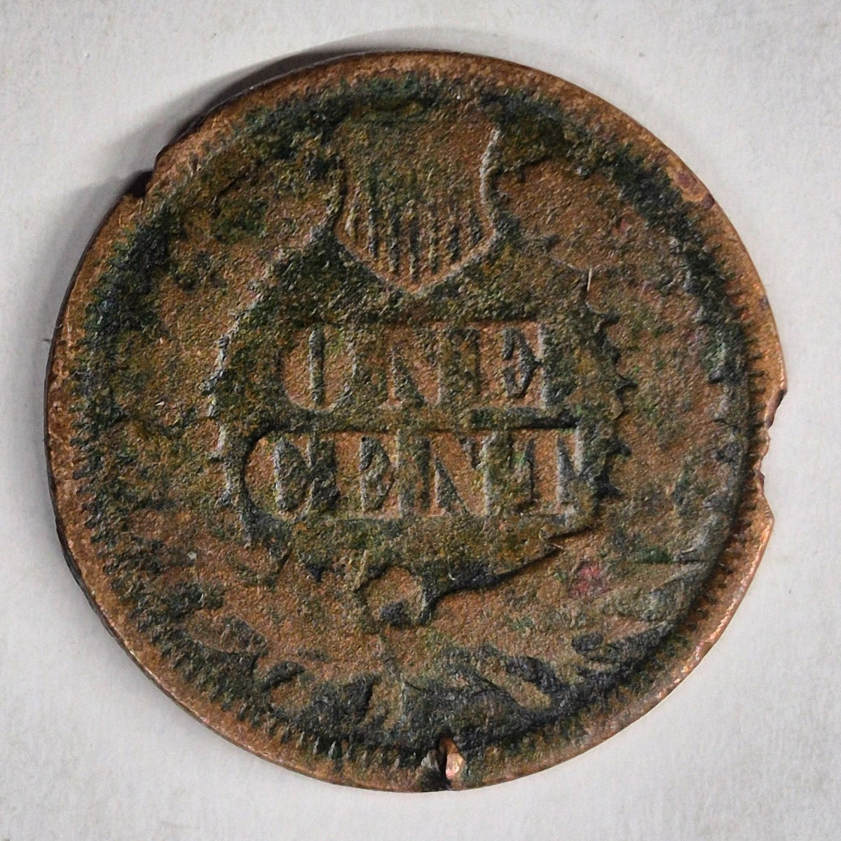 1870 Indian Head 1C Good Features Environmental 😎Reconditioner Challenge Coin