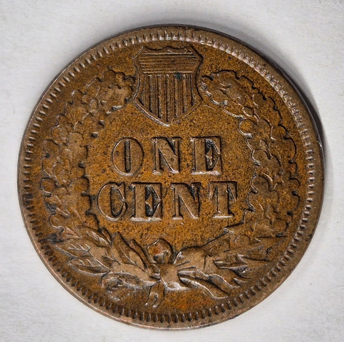 1875 Indian Head Cent Penny VF Features Liberty, Sheild Receive Coin Pictured 1C