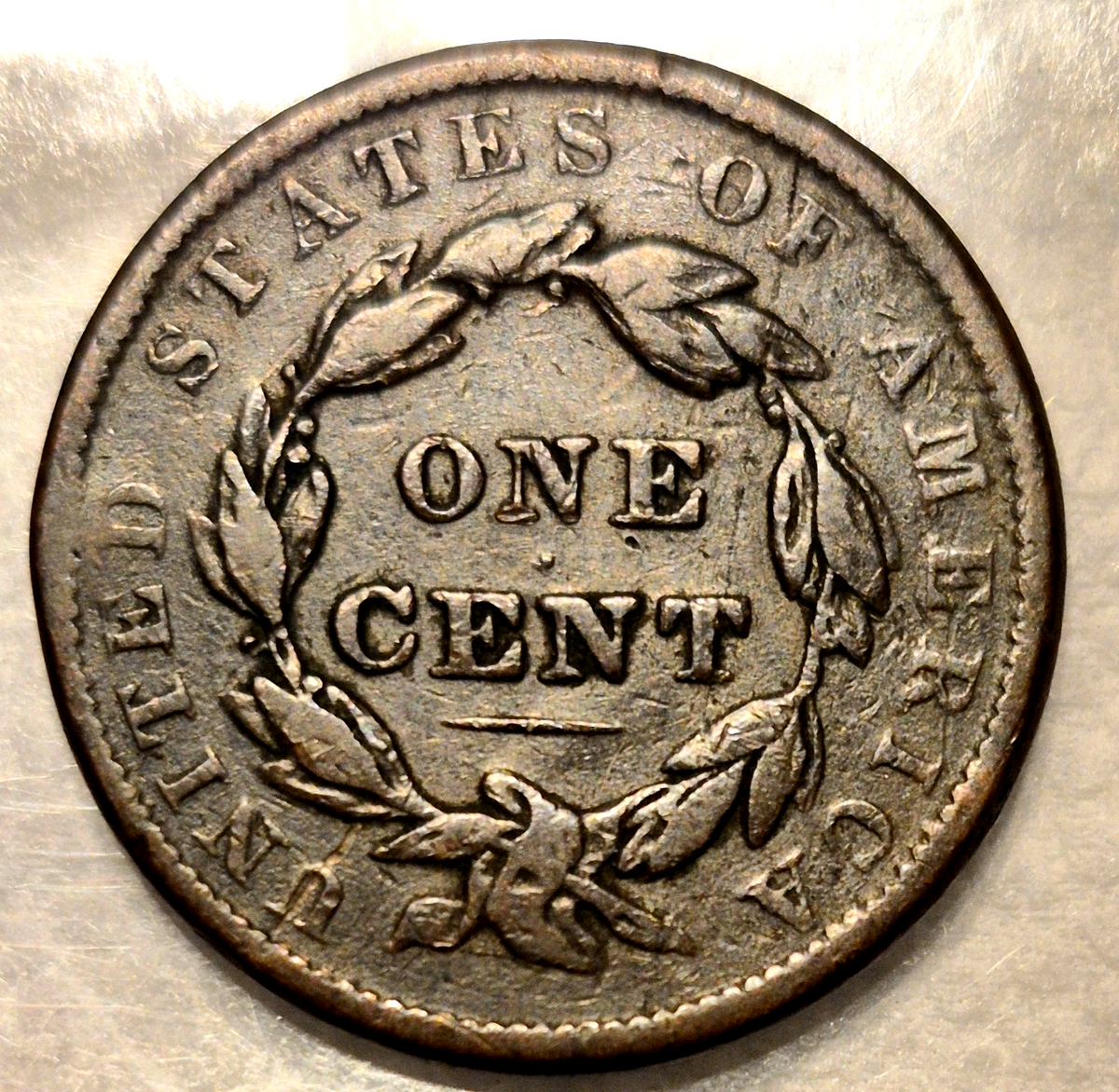 1838 Coronet Matron Head Large Cent Crisp Very Fine VF Features 1C Coin Shown