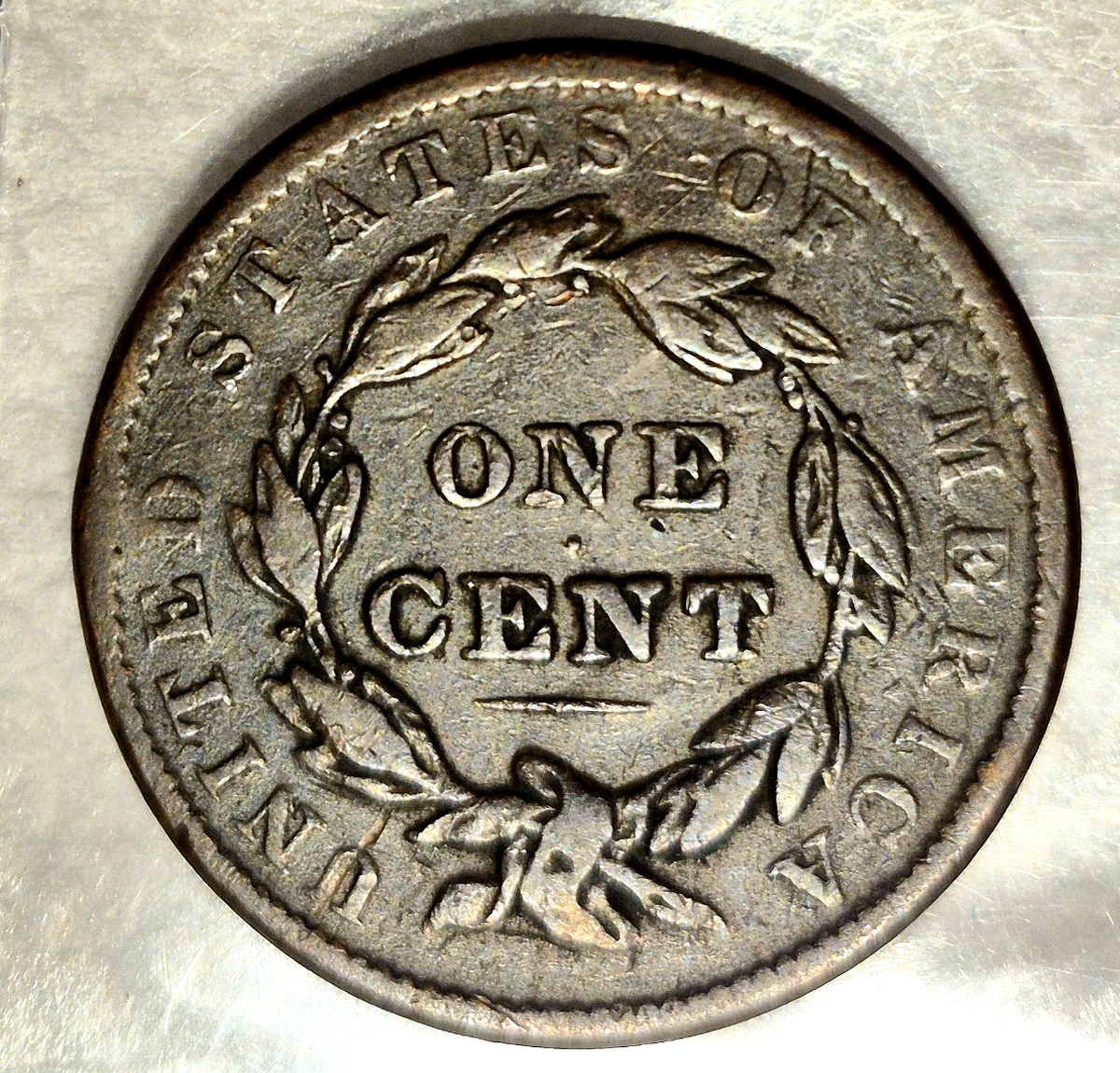 1838 Coronet Matron Head Large Cent Crisp Very Fine VF Features 1C Coin Shown