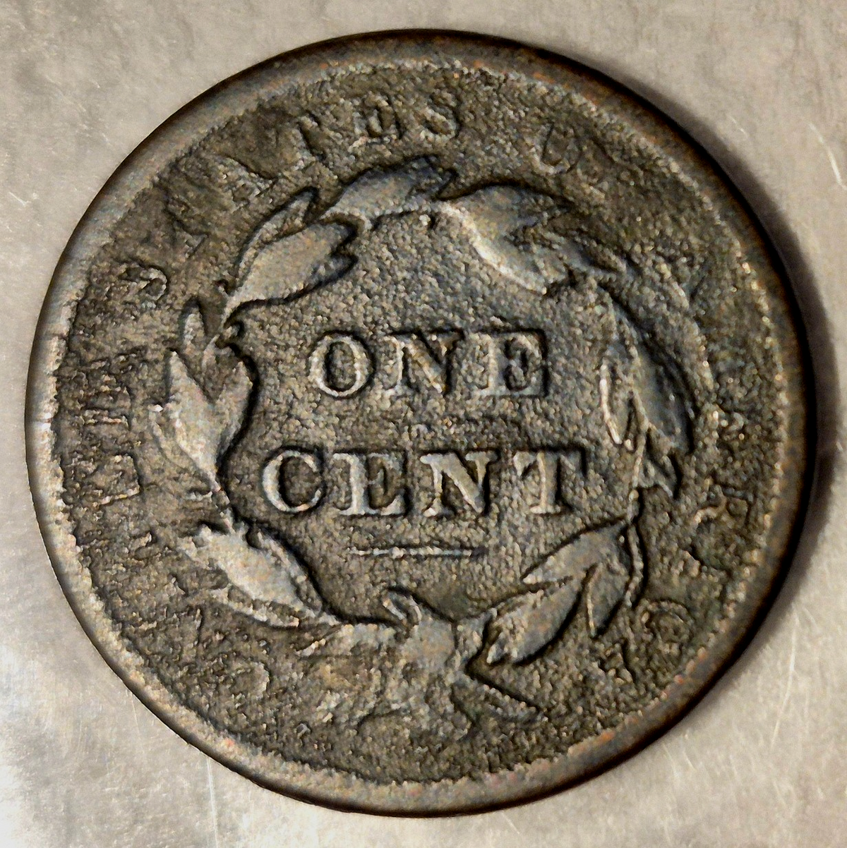 1838 Coronet Matron Head Large Cent Fine+ Features 1C Coin Shown