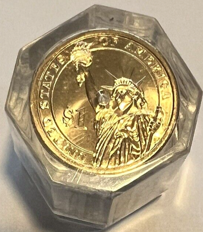 💰2007-D FDOI PCGS Graded BU $1 ROLL Washington Presidential Series First Day