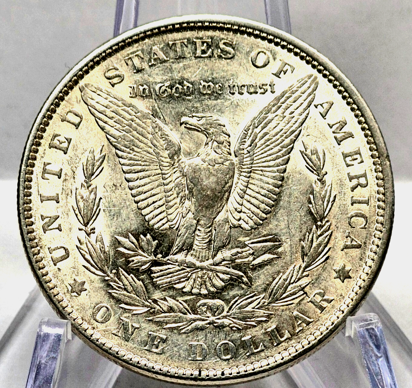 1889 Morgan $1 Dollar 90% Silver Clean Cheeks Crisp AU-MS Features $1