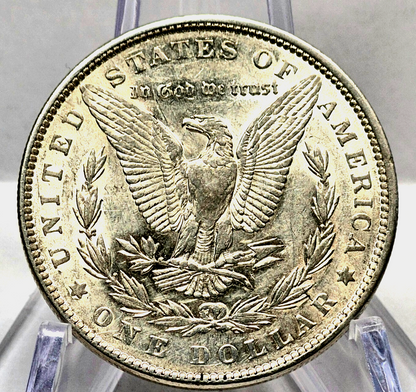 1889 Morgan $1 Dollar 90% Silver Clean Cheeks Crisp AU-MS Features $1