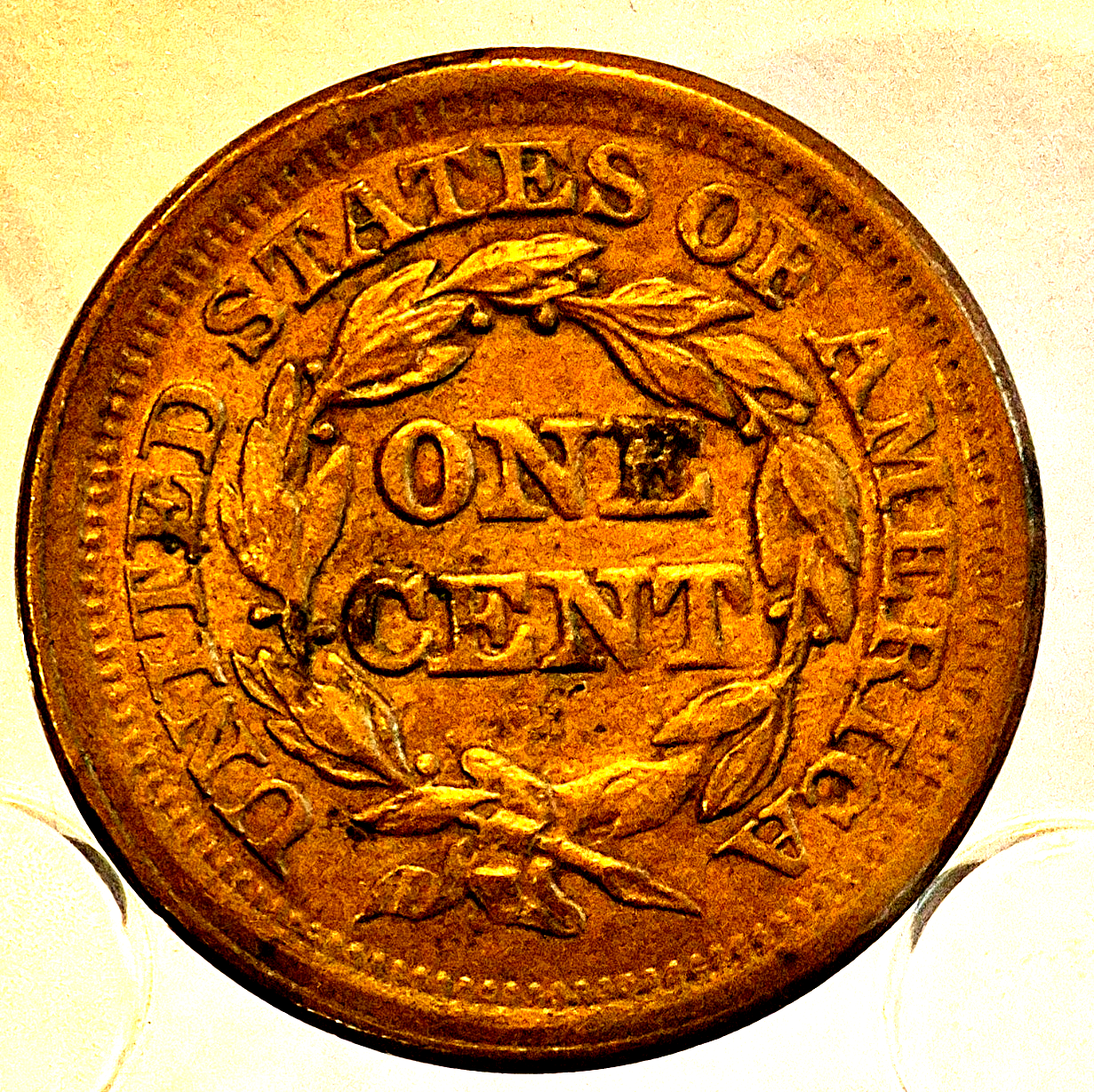 1851 Braided Hair Large Cent Incredible AU+/MS Features Variant N20 Rarity 3