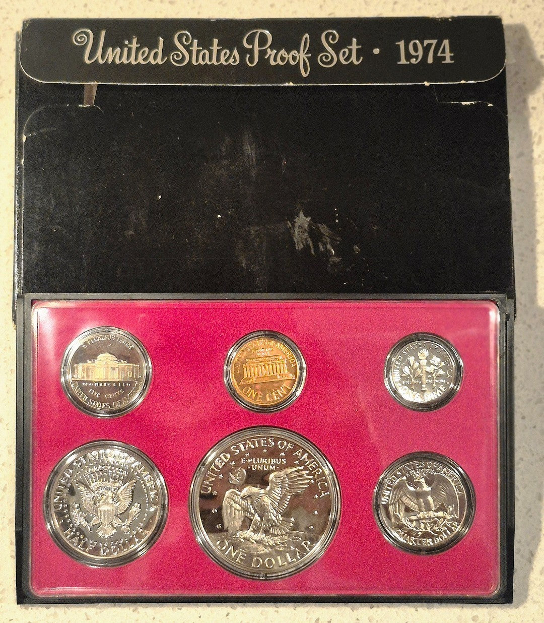 1974-S US Mint Proof Set 6 Coin Set OGP Original Government Packaging