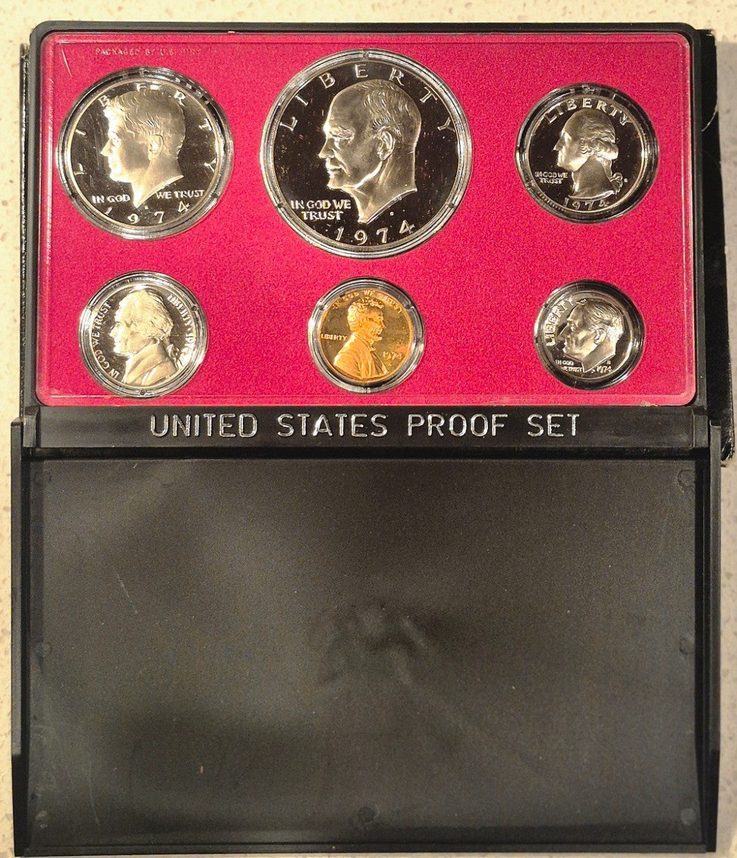 1974-S US Mint Proof Set 6 Coin Set OGP Original Government Packaging