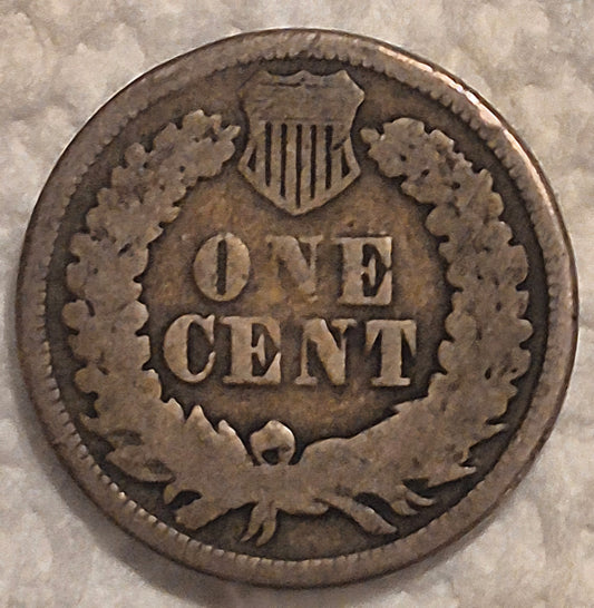 1862 Indian Head Small Cent Collector Fine+ Features 1C Penny