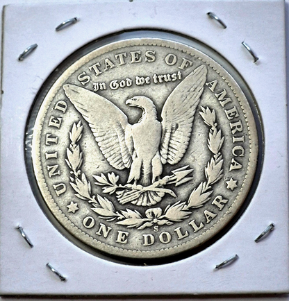 1901   **S**   MORGAN 90% SILVER DOLLAR VG-F Features  *NICE COIN!* $1