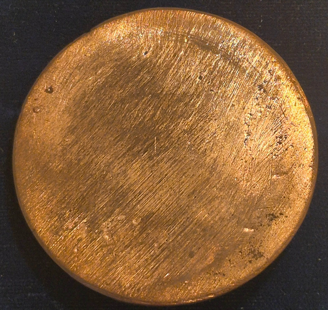 3.5 Oz Copper Hand Poured Raven Copper Bullion .999 Fine High Relief, One Of One