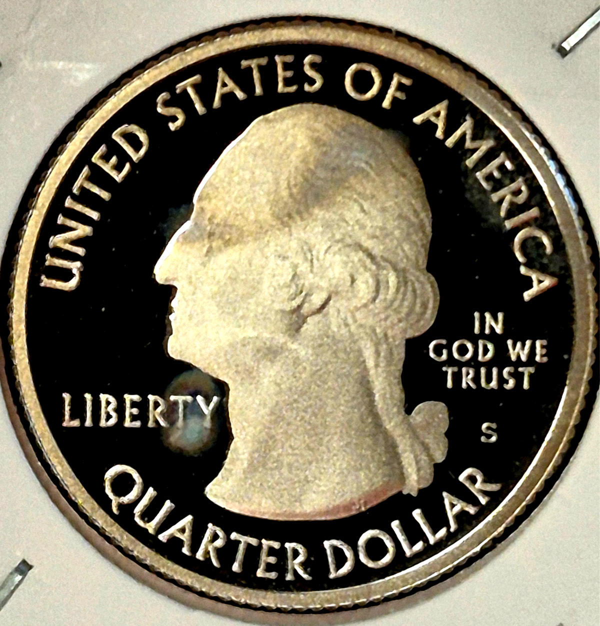 2011 S Vicksburg NP Quarter. ATB Series Proof From US Mint Set Toner Coin Shown