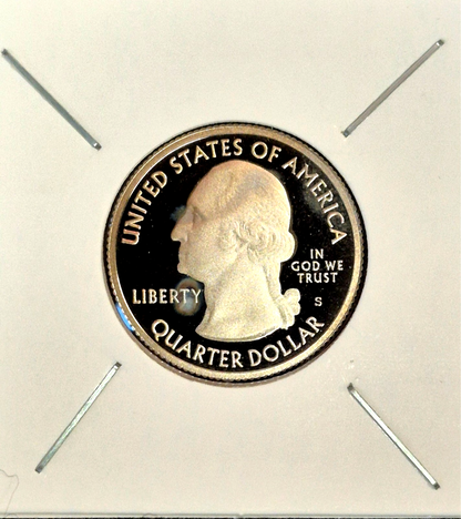 2011 S Vicksburg NP Quarter. ATB Series Proof From US Mint Set Toner Coin Shown