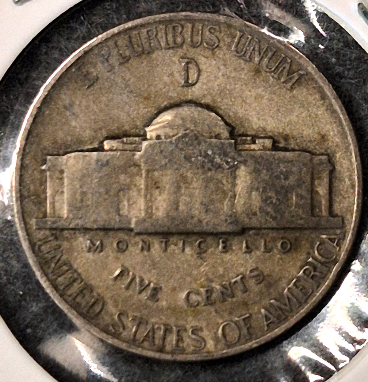 Lot of 3 Nickel Coins 1893 Liberty (AG) 1935 Buffalo (F) & 1944D (VG) 35% Silver