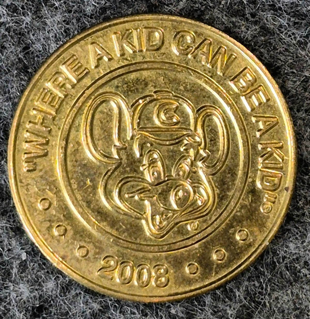 2008 Chuck E. Cheese Token, Collectable Discontinued Type 4 1995-2012 Coin Shown