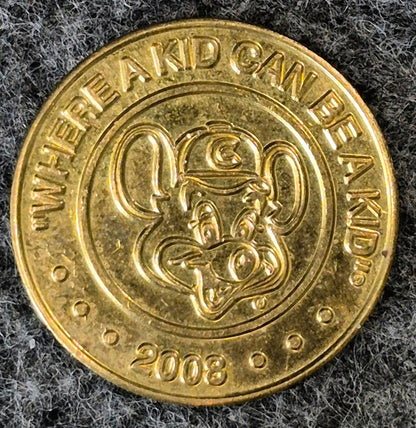 2008 Chuck E. Cheese Token, Collectable Discontinued Type 4 1995-2012 Coin Shown
