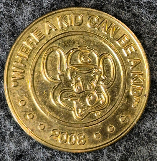 2008 Chuck E. Cheese Token, Collectable Discontinued Type 4 1995-2012 Coin Shown