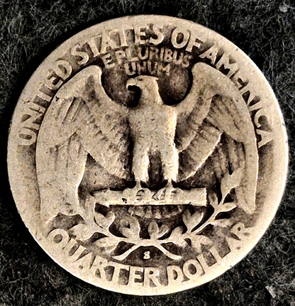 1936-S Washington Quarter Tougher Date 25C Silver 0.9 Business Strike KM#164.