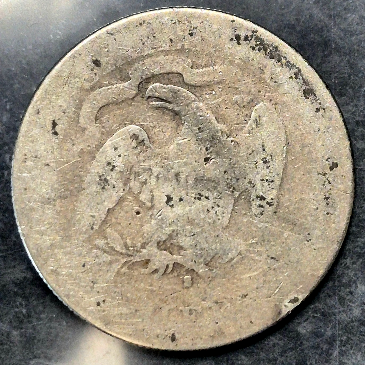 1877-S,  Seated Liberty Half Dollar 50C Ungraded 90% Silver US Coin AG Features