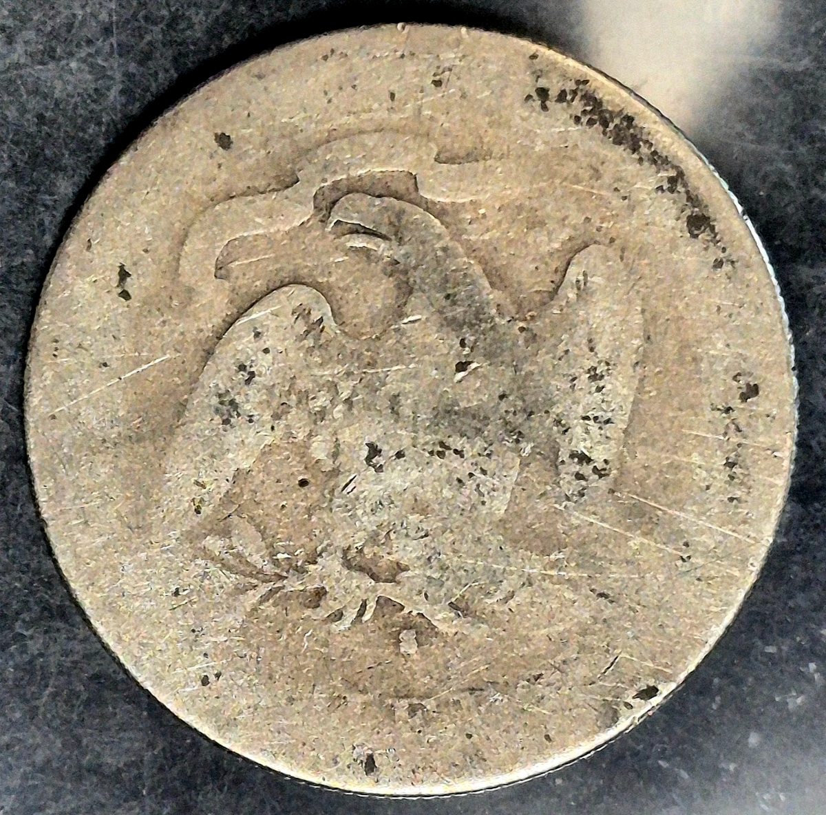 1877-S,  Seated Liberty Half Dollar 50C Ungraded 90% Silver US Coin AG Features