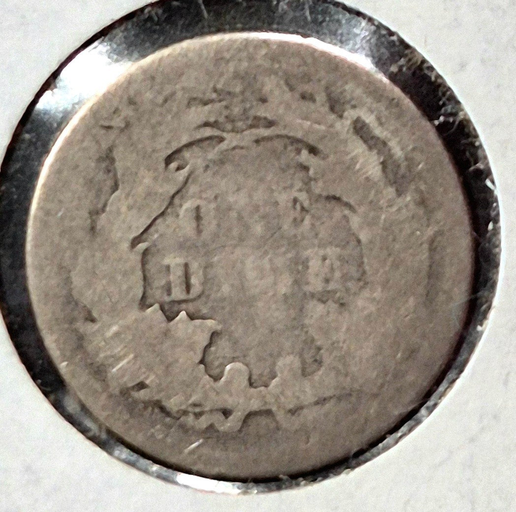 Lot of 7 Seated Liberty Dimes 1841, 42, 57, 71, 72, 74, 75, 35 yrs/4 Types AG-F