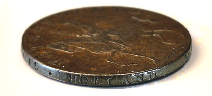 1793 Great Britain Hampshire, XF-AU Features Petersfield 1/2 Penny Condor Token
