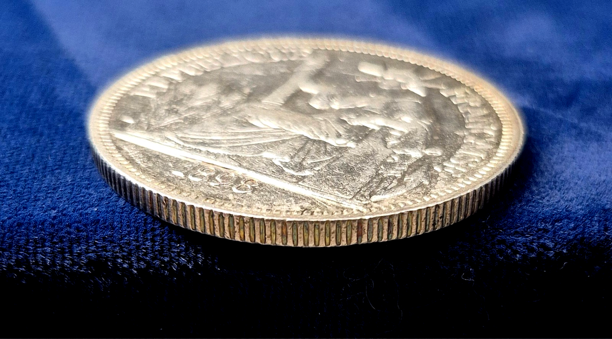 FRENCH INDO-CHINA VIETNAM 1898-A PIASTRE SILVER COIN Km 5a.1,  XF-AU Features