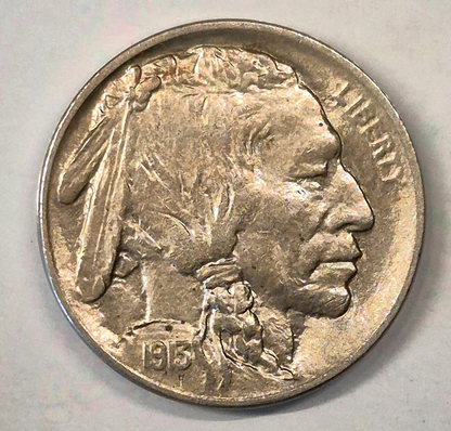 1913 BUFFALO NICKEL TYPE 1, AU+ TO MS FEATURES, EYE APPEAL, 1st YEAR /1st DESIGN