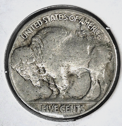 1930-P Buffalo Nickel Sharp VF-XF Features Partial Horn Earlier Date 5C