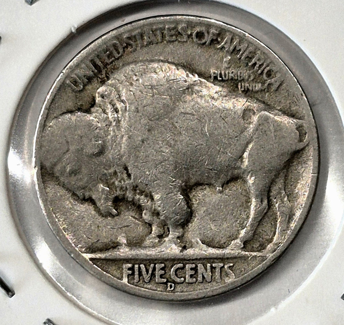 1936-D Buffalo Nickel Sharp VF-XF Features Partial Horn Earlier Date 5C