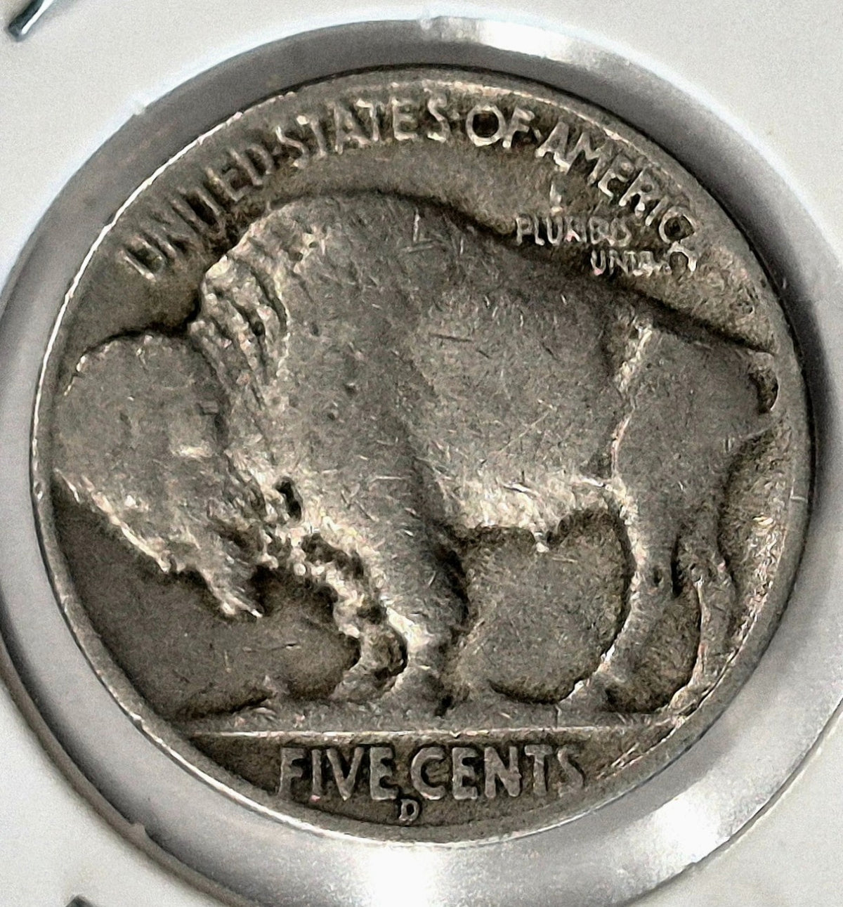 1936-D Buffalo Nickel Sharp VF-XF Features Partial Horn Earlier Date 5C
