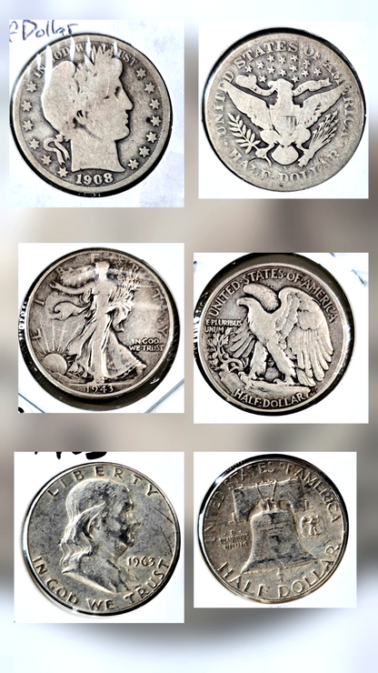 Lot of US Silver Coins & Currency, Examples of 150 Yrs of Avg Guy Pocket Silver