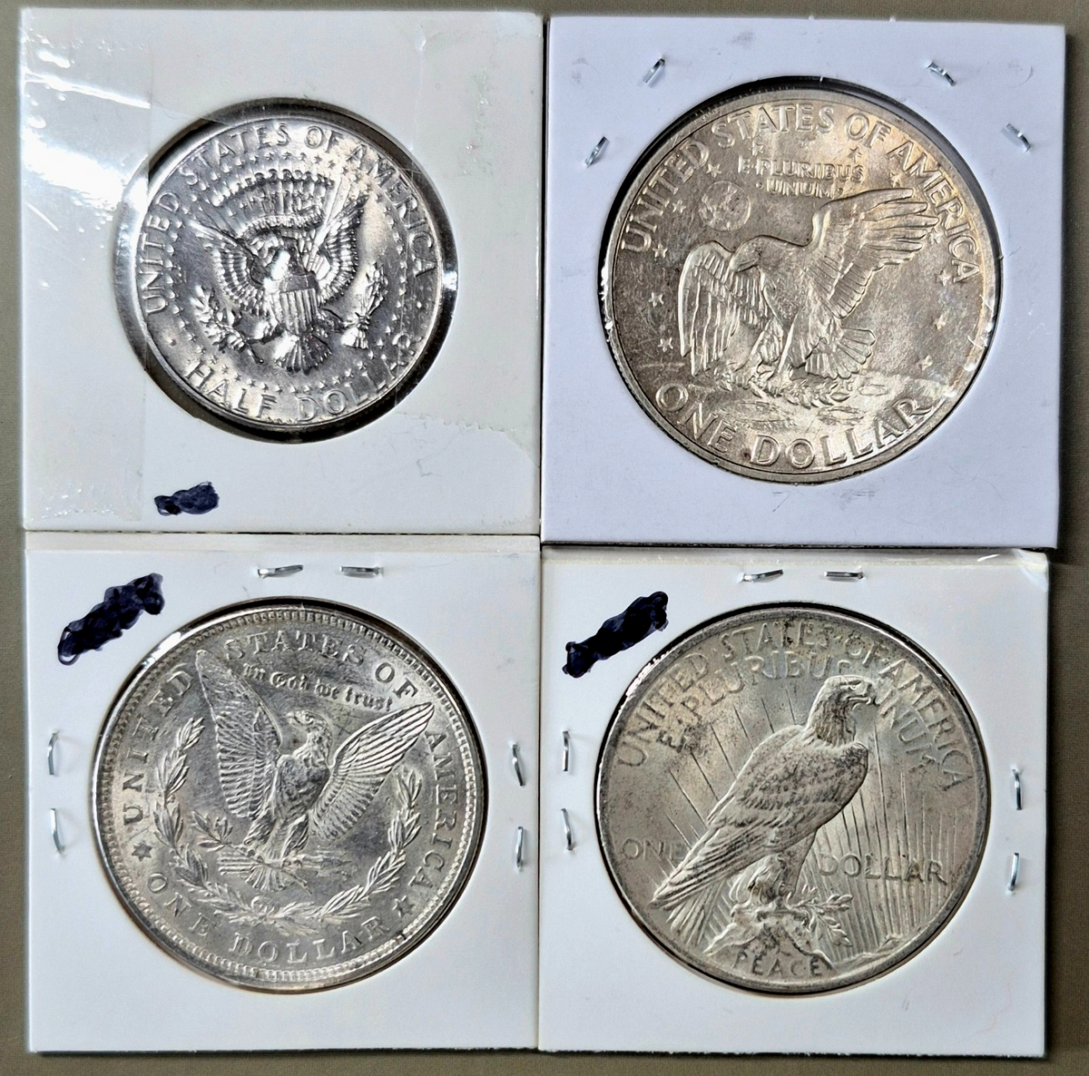 Lot of US Silver Coins & Currency, Examples of 150 Yrs of Avg Guy Pocket Silver