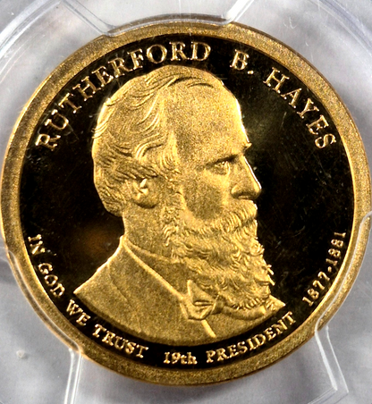 2011-S Rutherford B. Hayes PCGS PR70 Certified First Strike Presidential Dollar
