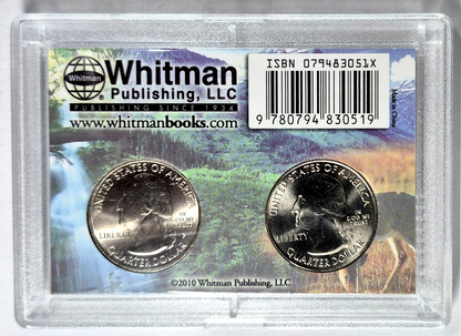 2012-13 National Parks Quarters in Whitman Hard Plastic Case (2 coins) NH & PR