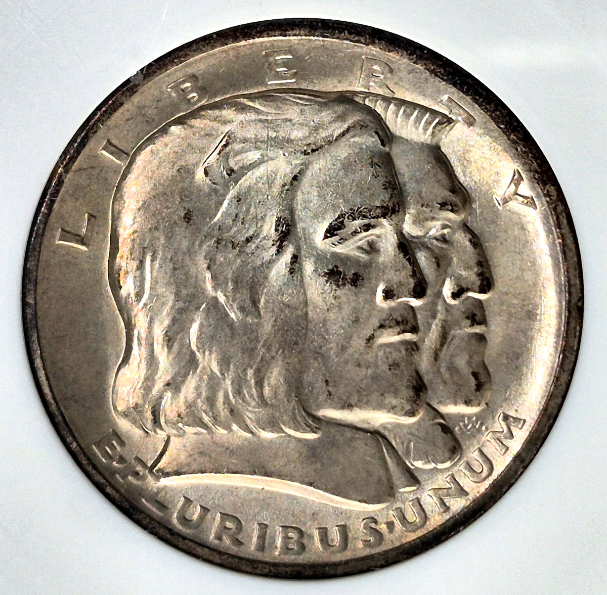 1936 Long Island Half Dollar ANACS MS63 Collectable Soapbox Holder 90% Silver