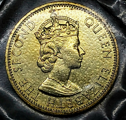 1969 Jamaica One & Half Penny Blazing Gem BU Unc OGP Low Mintage 30,000 KM41, 42