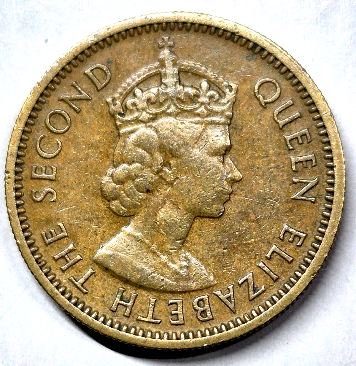 1955 British Caribbean Territories 5 cents KM-4 XF Features Coin Shown