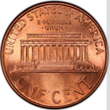 1998 D Lincoln Memorial BU Brilliant Uncirculated 1C From 🔥OBW Bank Roll🔥