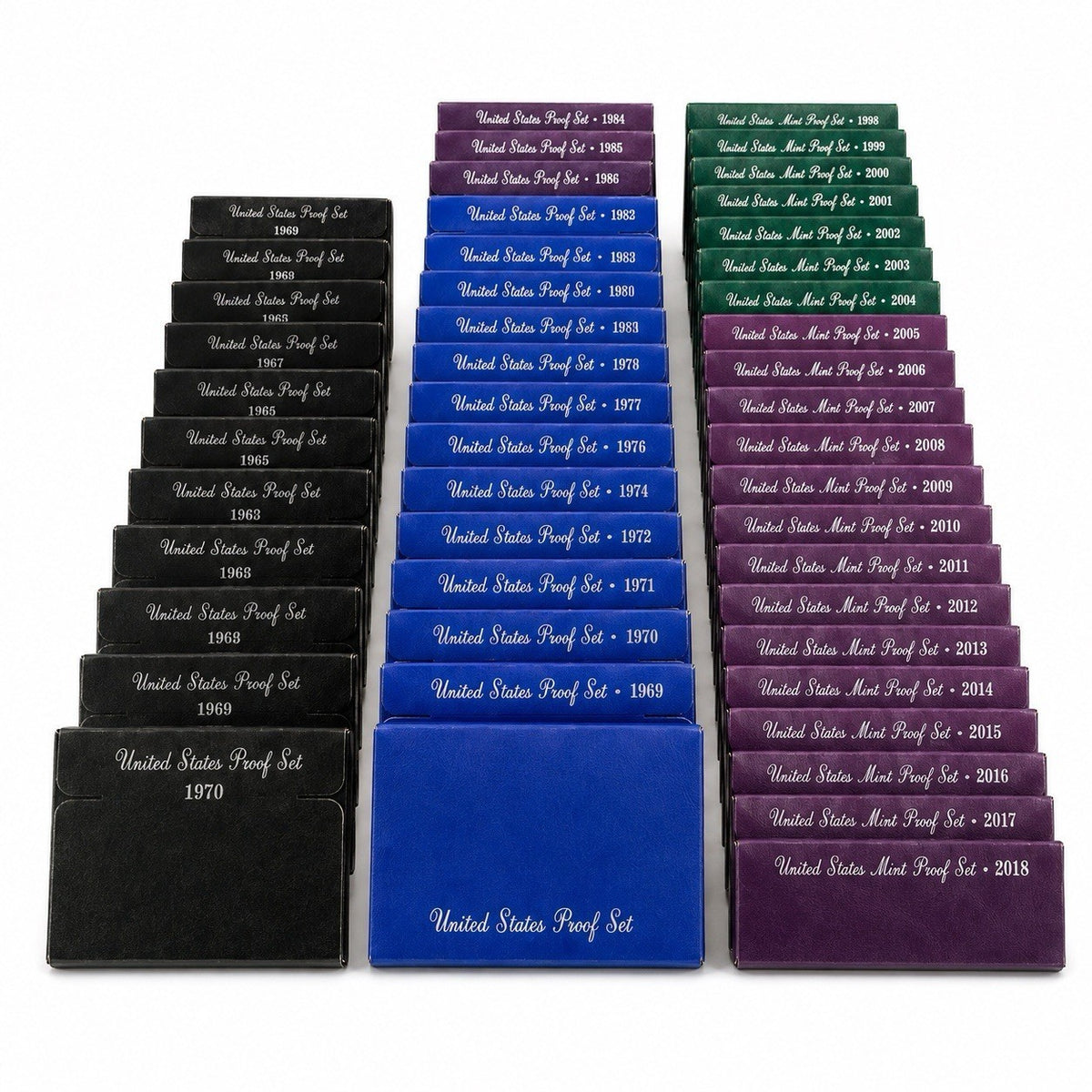 US Proof Sets Lot ~ COA BOX Random Selection Buy More & Save Pieces of History