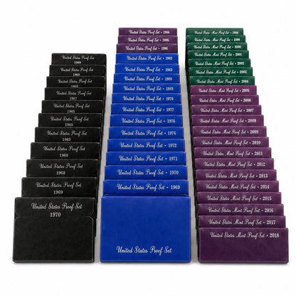 US Proof Sets Lot ~ COA BOX Random Selection Buy More & Save Pieces of History