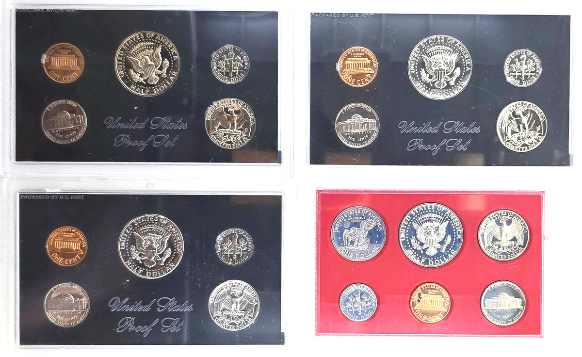 US Proof Sets Lot ~ COA BOX Random Selection Buy More & Save Pieces of History